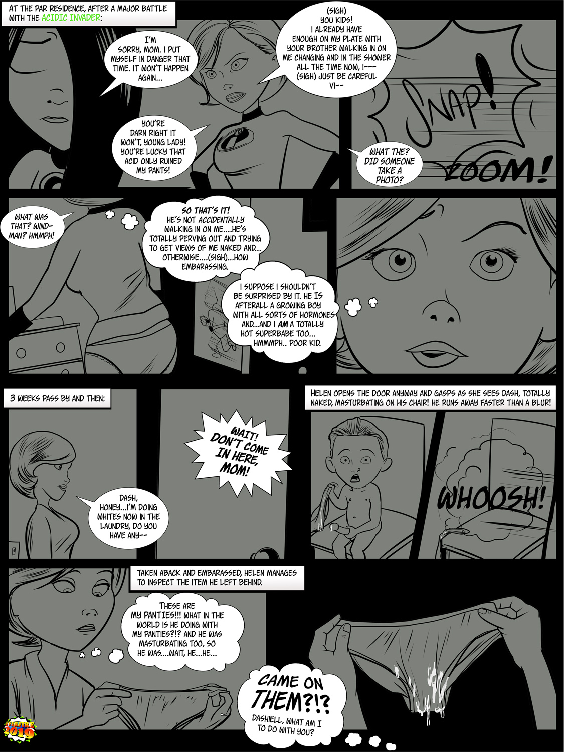 Elastigirl Spied On page 4 full