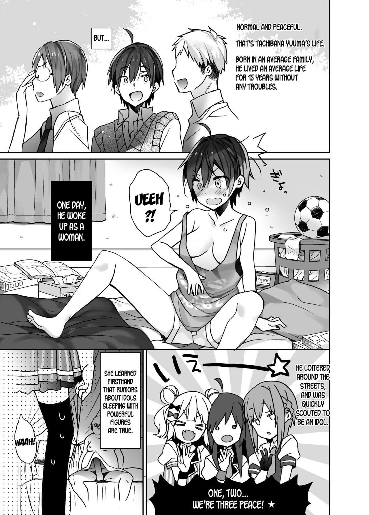 Nyotaika Shita Ore no Tadareta Idol Seikatsu | My Debauched Idol Life After Turning into a Girl page 4 full