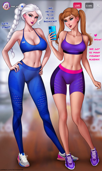 How to train your ass with Elsa cover