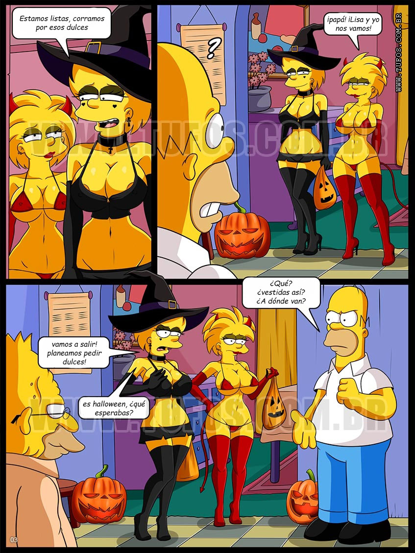 The Simpsons - Halloween Night page 3 full