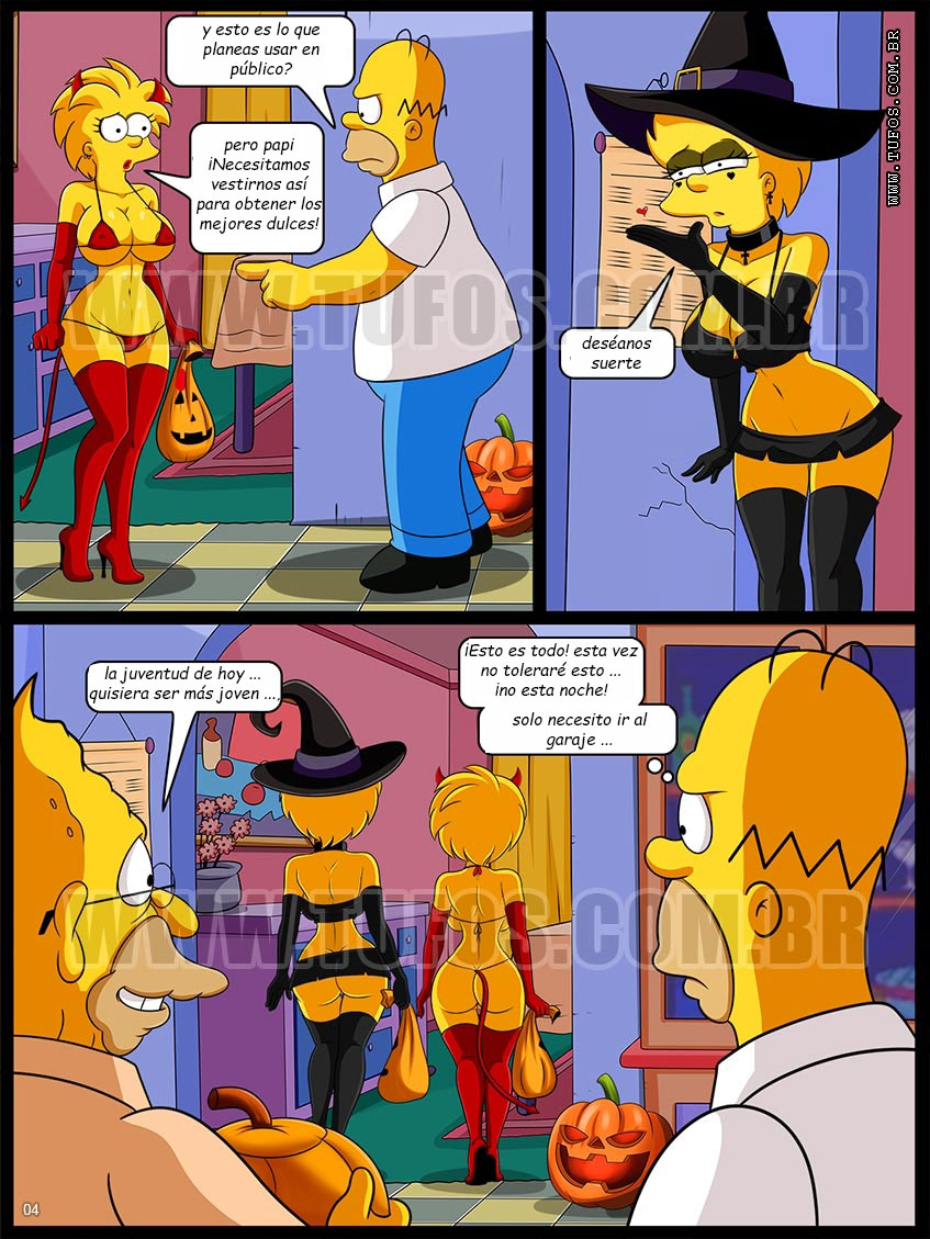 The Simpsons - Halloween Night page 4 full