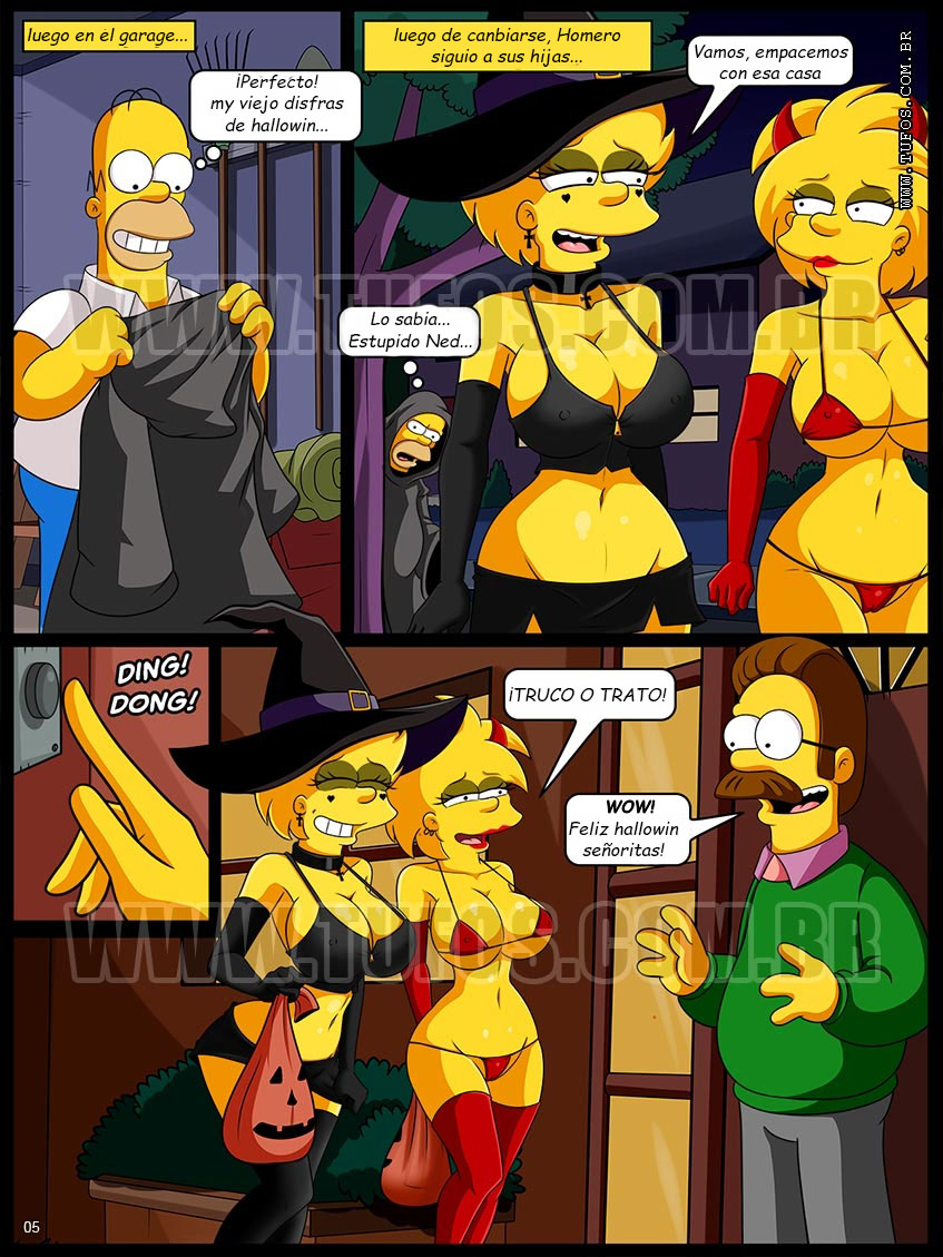 The Simpsons - Halloween Night page 5 full