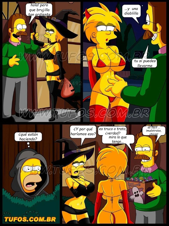 The Simpsons - Halloween Night page 6 full