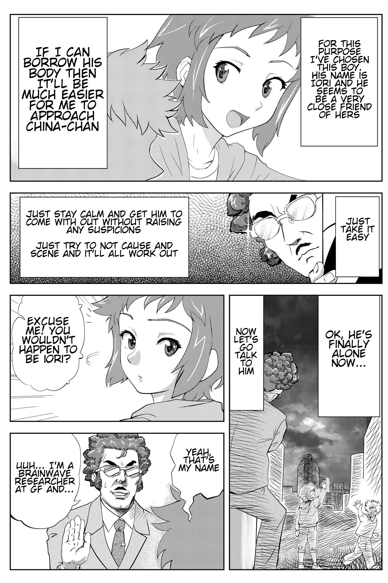 Sei-kun no Karada o Nottotta Ossan ni XX Sareru China-chan | The old man who Stole Sei's body to have his way with China-chan page 3 full