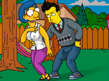The Simpsons -  - Milhouse’s Mom Has Sex With A Younger Man cover