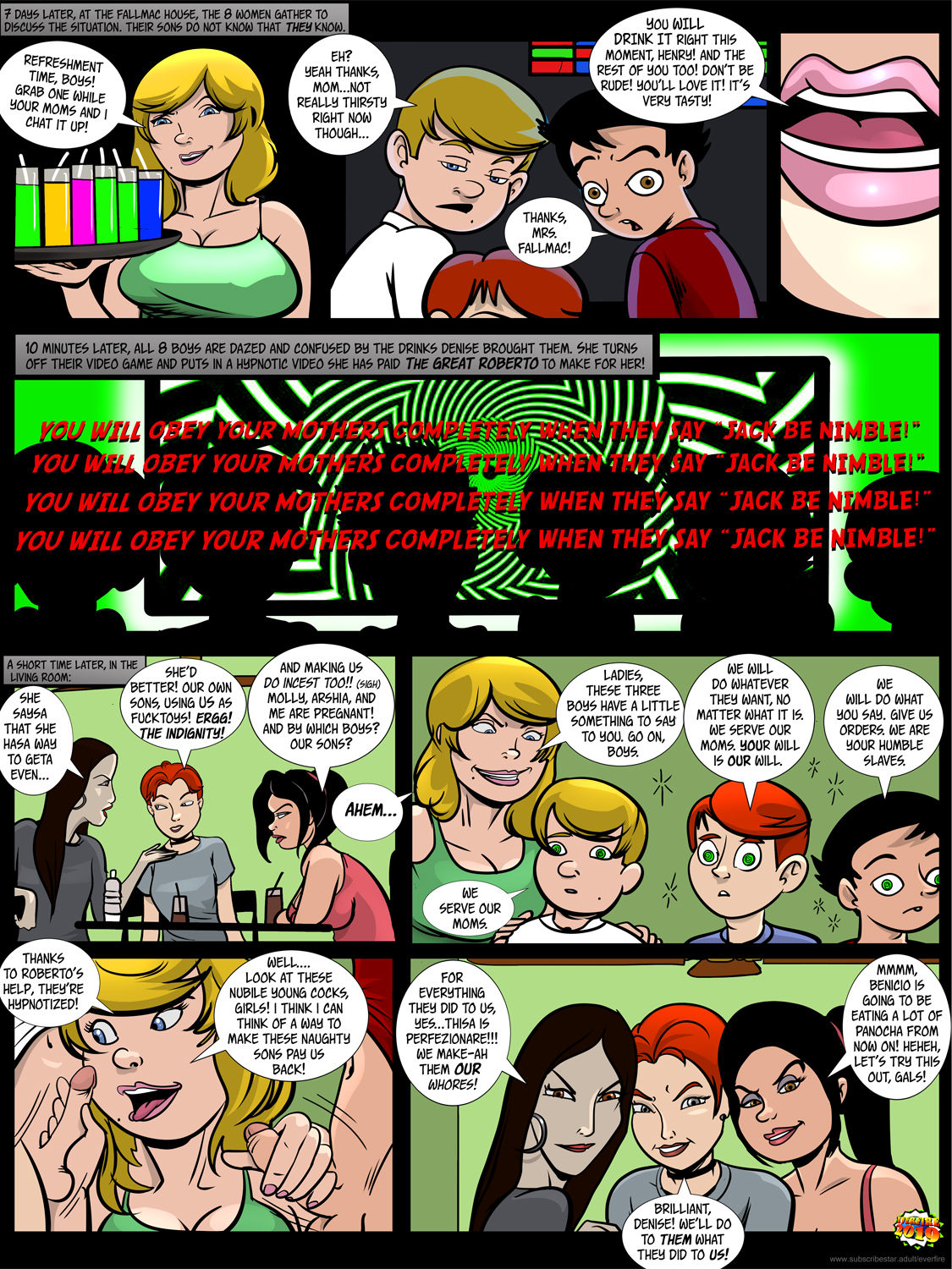 Everfire - Secret Son Mind Control Sex Club page 1 full