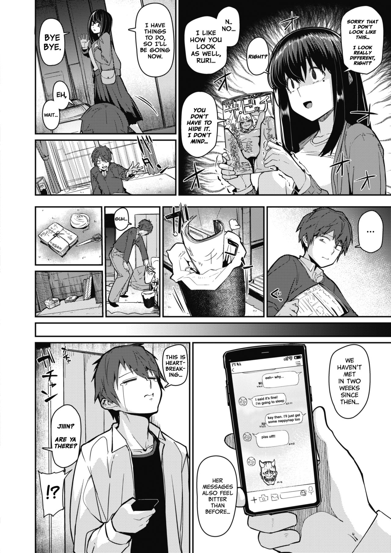 Gekkan "The Bitch" o Mita Onna no Hannou ni Tsuite | About the Reaction of the Girl Who Saw "The Bitch Monthly" page 2 full