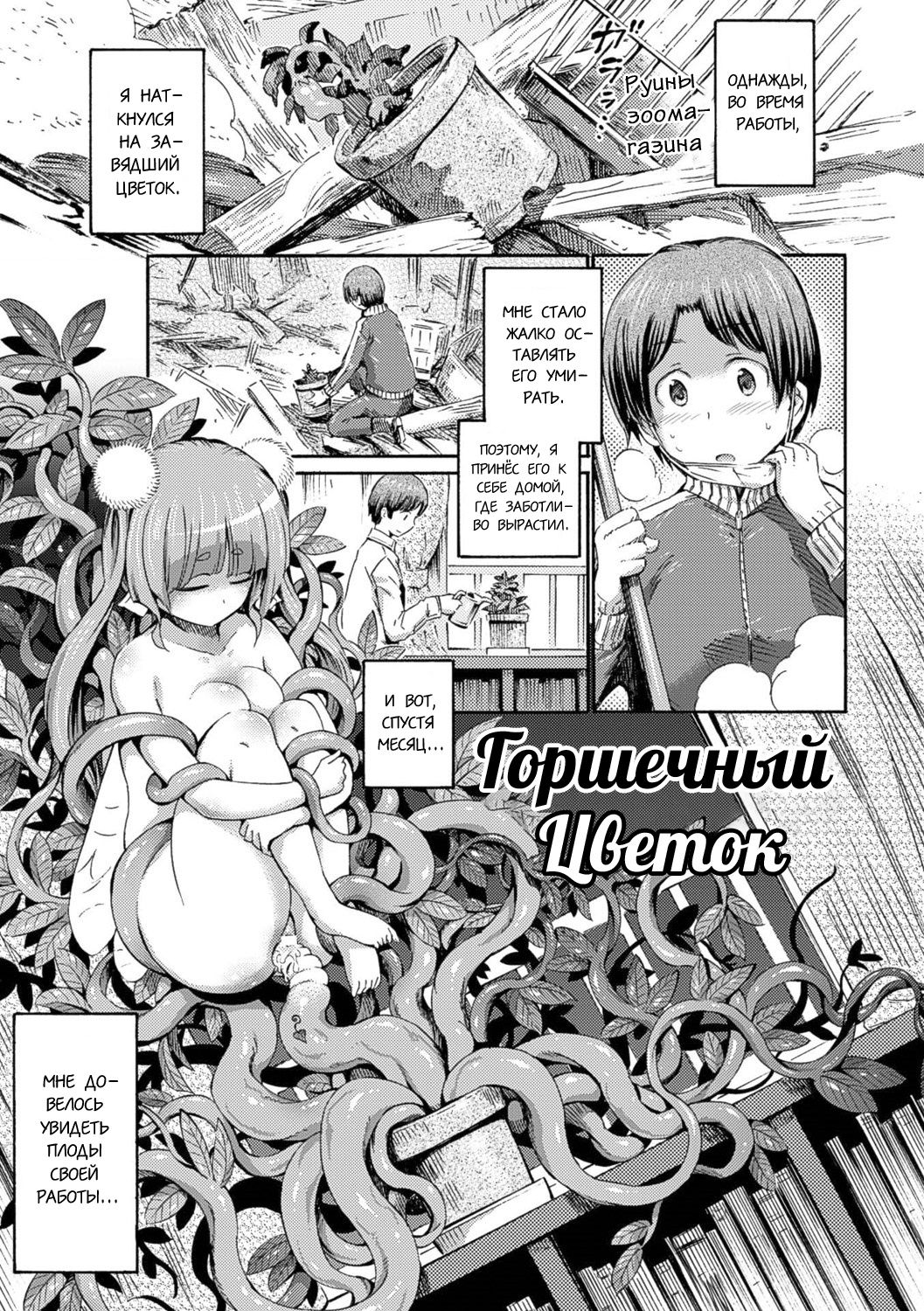 Hachi no Ue no Flower | Горшечный цветок page 1 full