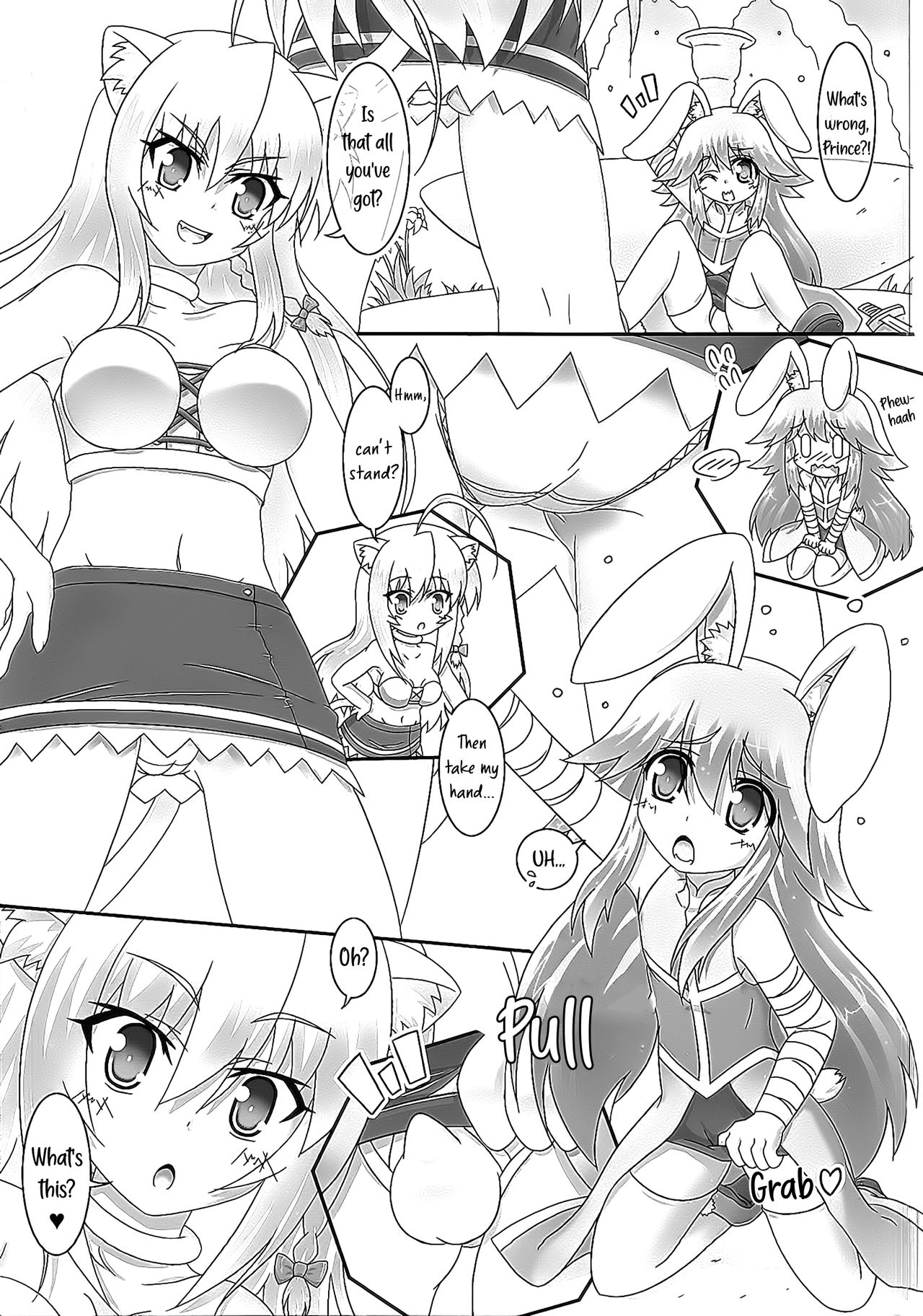 Usamimi Ouji ni Ken dake de Naku xx made Oshiechau Hon. | A Book Where the Bunny-Ear Prince Is Taught Not Just the Sword But Also XX. page 2 full