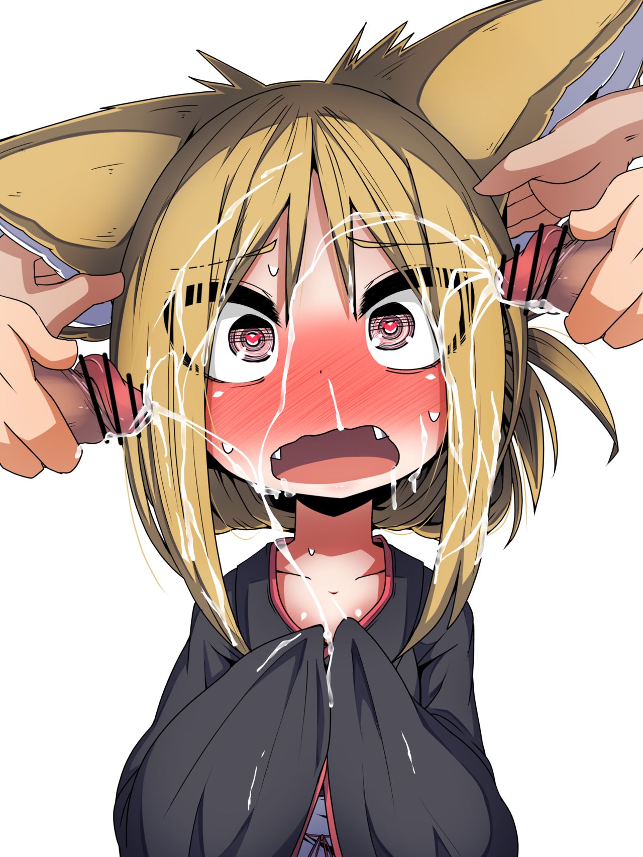 Omotteta Ijou ni Hageshiku Mimi no Ana o Sakusaku Sarete Kimochiyoku Nacchatta Kemomimi Kimono Musume-chan page 8 full