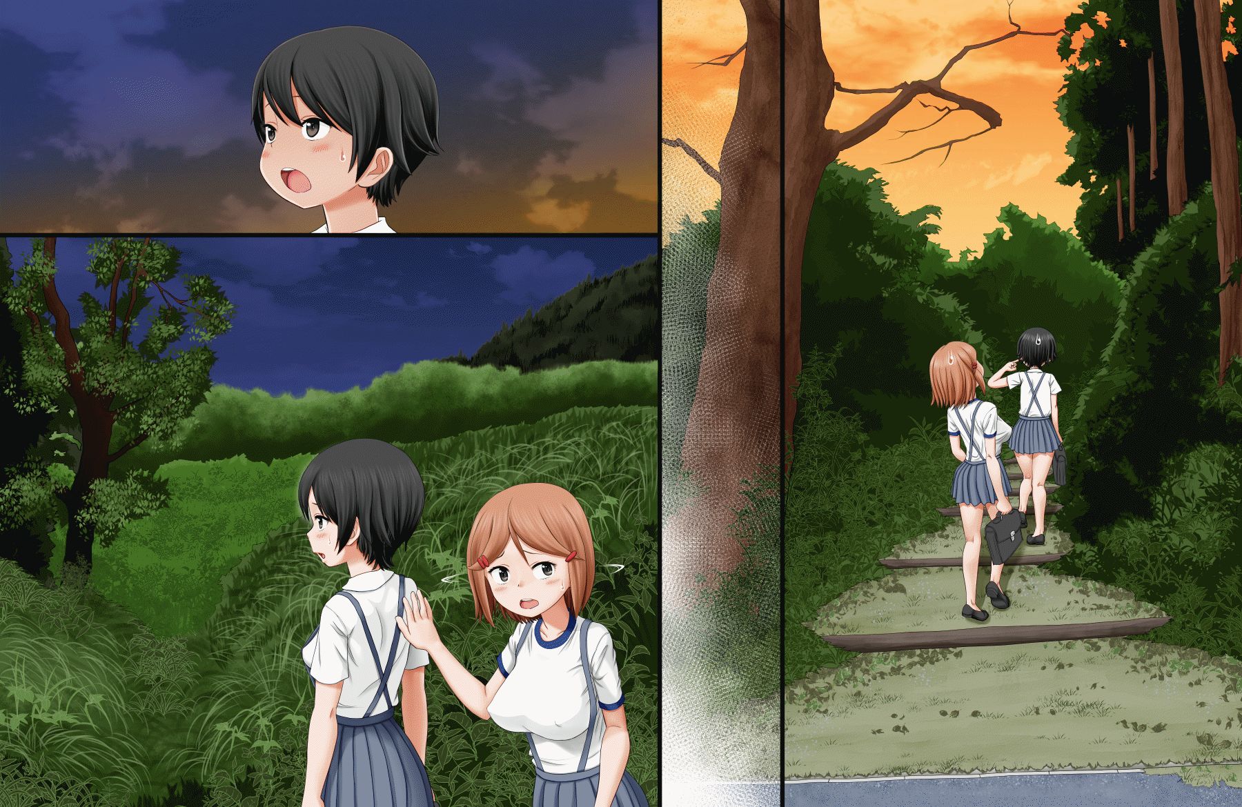 Ikai Yomeiri Kitan ~Gakkou Gaeri ni Mayoikonde Kaibutsu-tachi ni Iroiro Sarechatta Shimai no Hanashi~ page 8 full