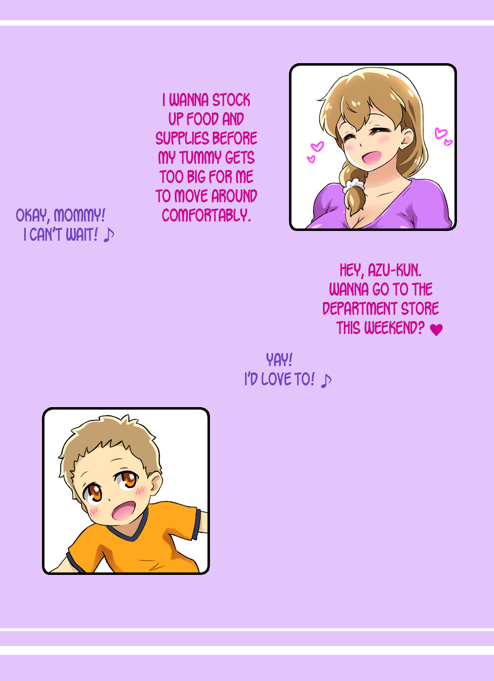 Boku to Mama no Ecchi na Okaimono Date page 4 full