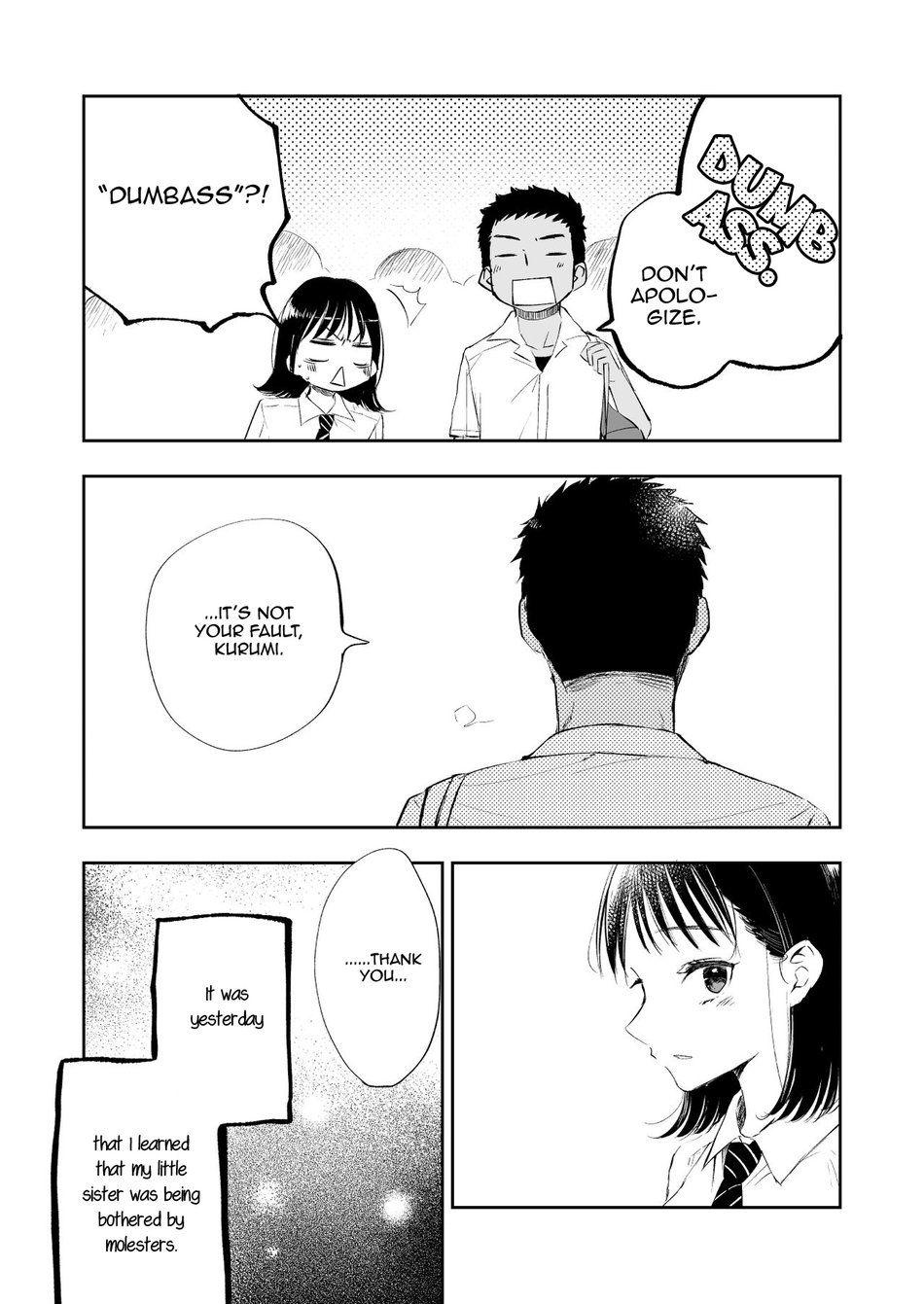 Imouto o Chikan kara Mamoritakatta no ni, Jibun ga Chikan sarechatta Onii-chan no Hanashi. page 3 full