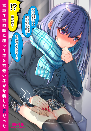 Densha de Mainichi Tonari ni Suwatte kuru Kawaii Ko ga Josou shita Otoko datta cover