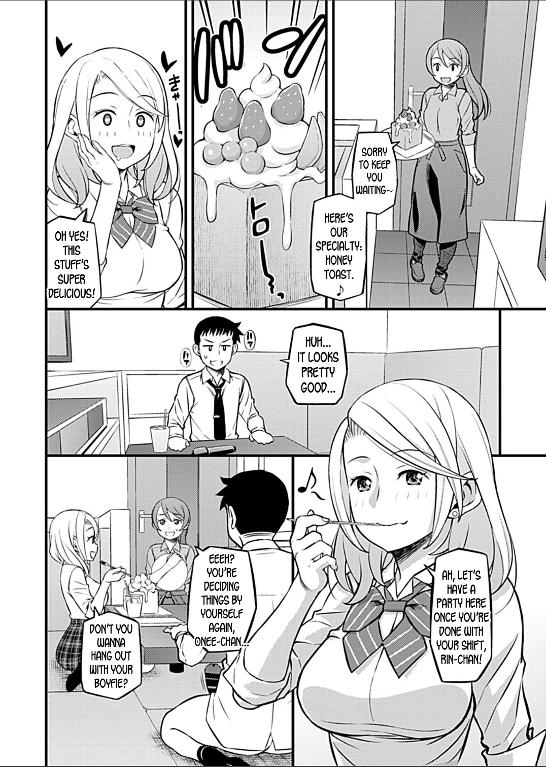 Kanojo no Gal na Onee-san ni Sasowareta node Shimashita. Ch. 3 | My Girlfriend's Gal-like Onee-san Seduced Me and We had Sex Ch. 3 page 6 full