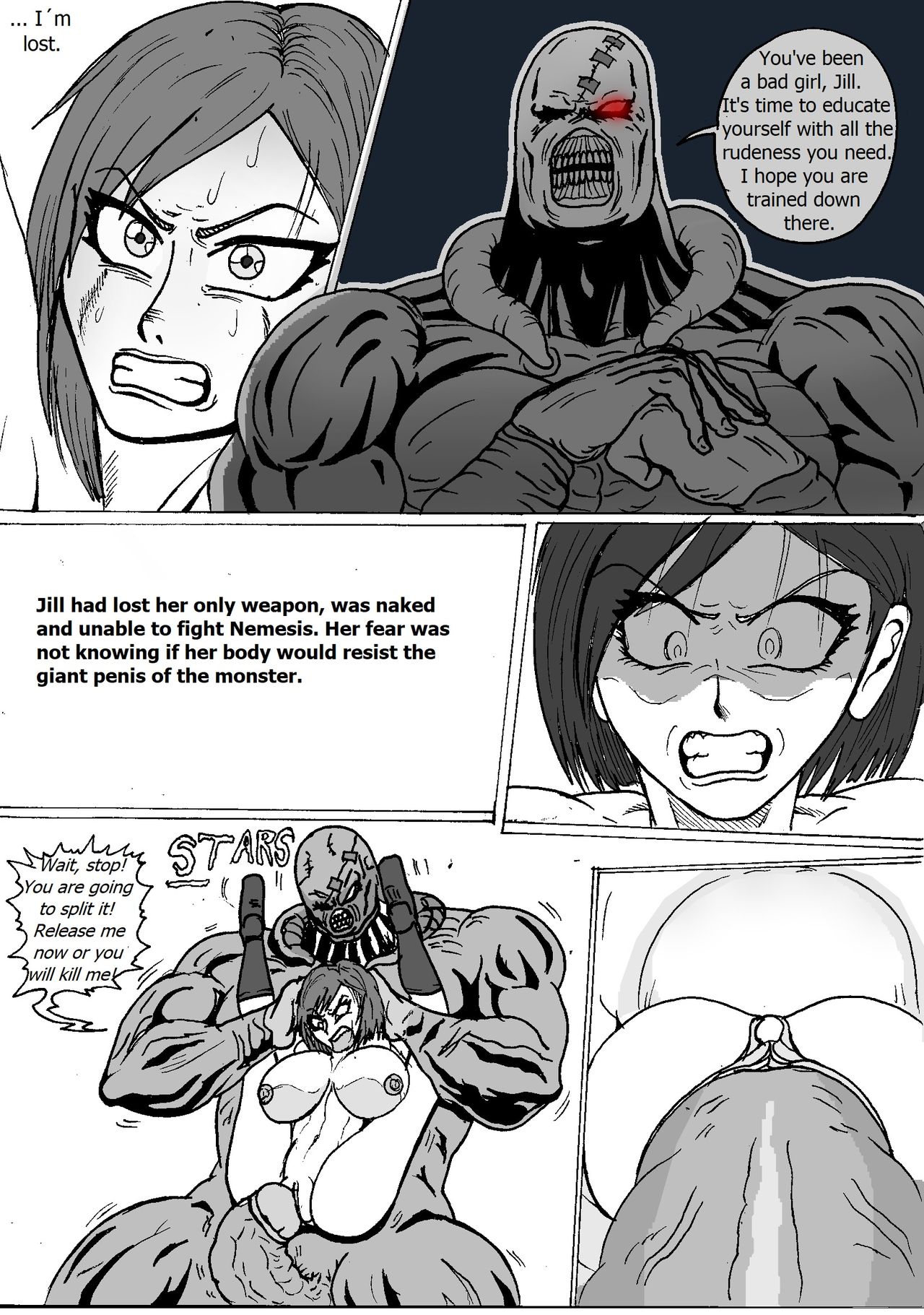 Jill Valentine vs Nemesis  - English page 5 full