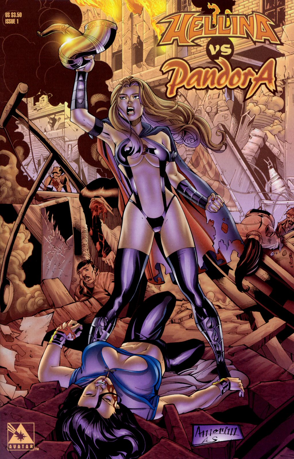Hellina vs Pandora 01 page 1 full