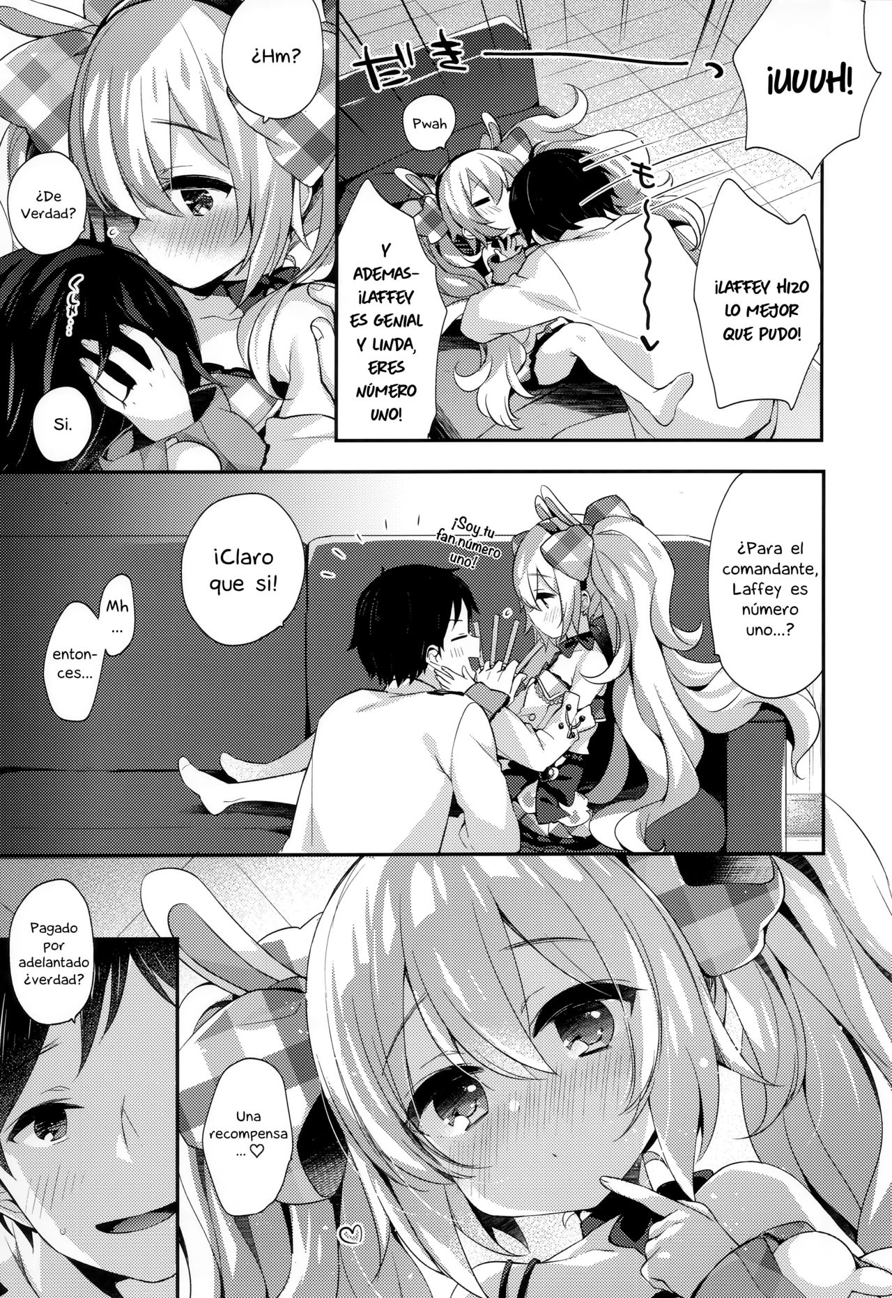 Ganbaru Laffey wa Gohoubi ga Hoshiin da yo | Dandole a Laffey la Recompensa que Merece page 6 full