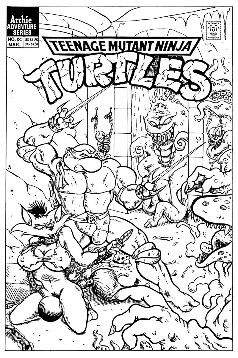 Teenage Mutant Ninja Turtles hentai comic page 1 full