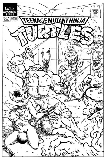 Teenage Mutant Ninja Turtles hentai comic cover