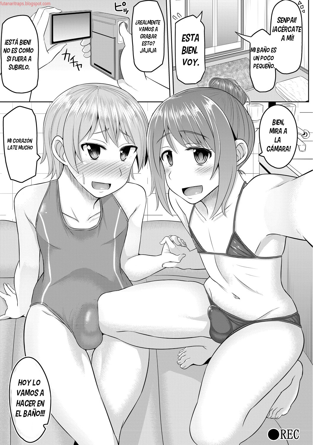 Cosplay Otokonoko-tachi ~ Ushiro no Ana ni Iretai Kankei Ch. 2 Senpai to Ofuroba Nurunuru Ecchi page 3 full