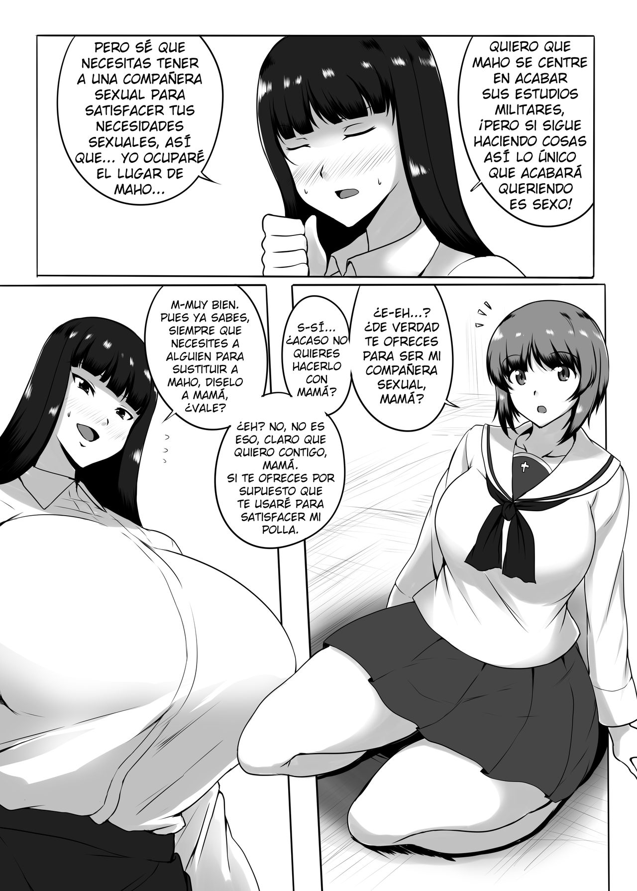 Musume no Chinpo to Tatakau Iemoto | La intensa lucha contra el pene de mi hija page 6 full