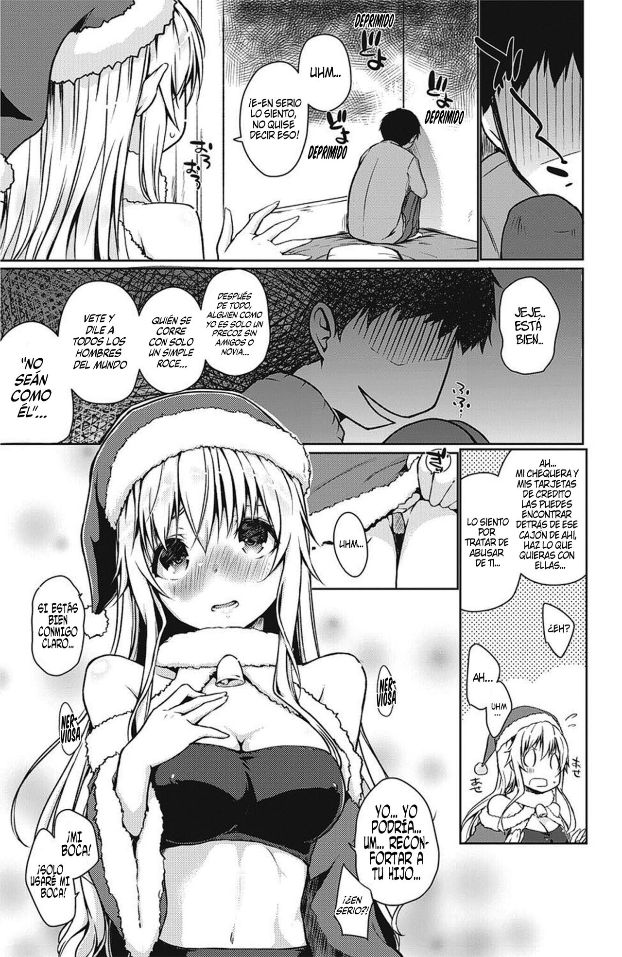 Megumarenai Santa ni Ai no Te wo! | ¿Le podrías dar una mano a este Santa necesitado? page 5 full