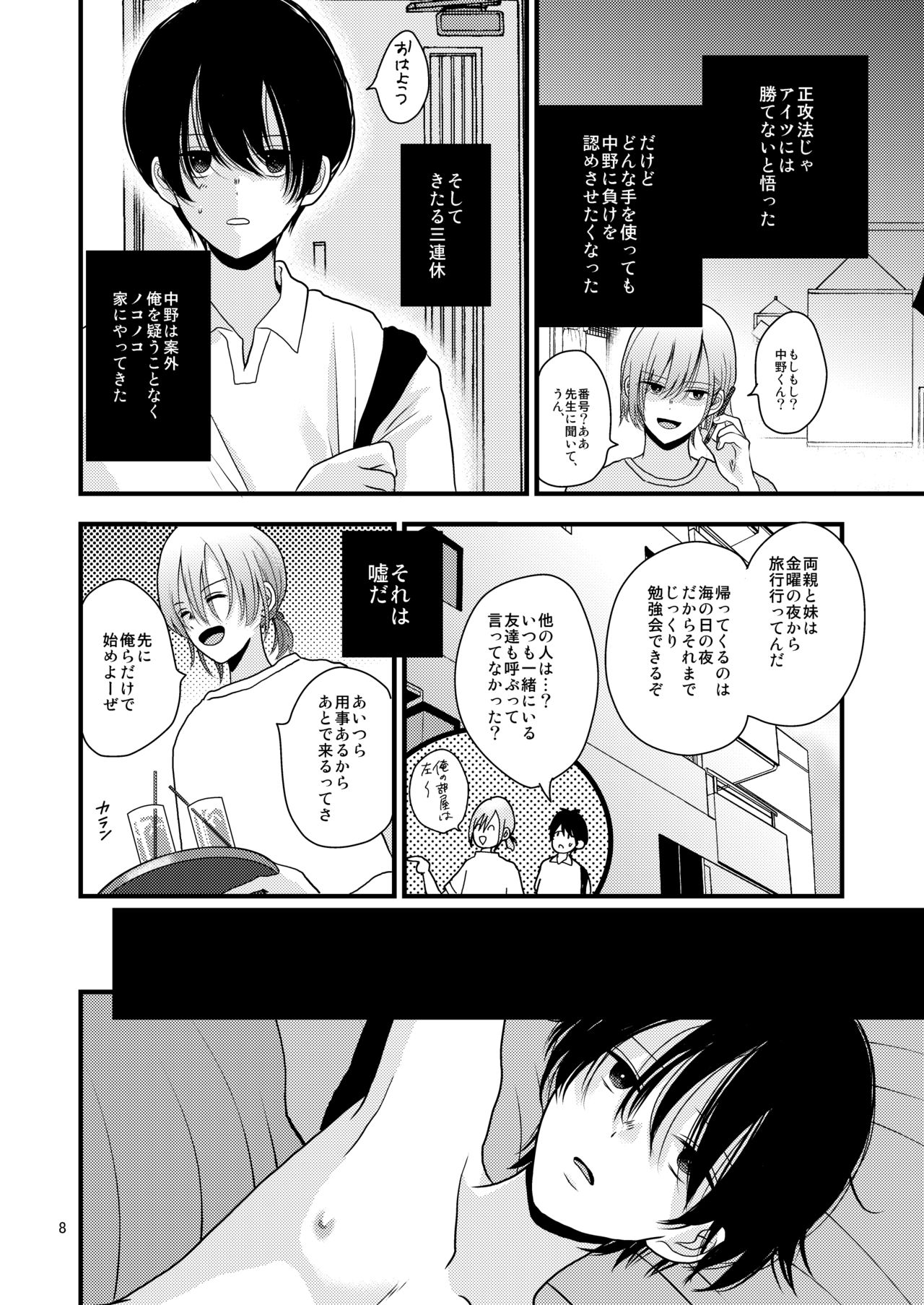 Maketakunai kara Tojikomeru. page 8 full