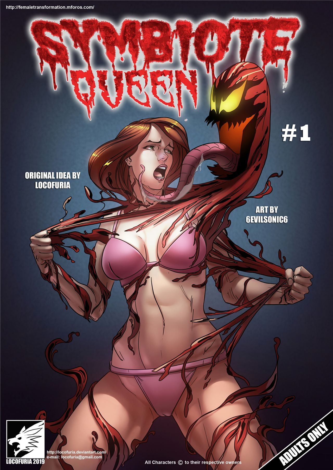 Symbiote Queen 1-2 page 1 full