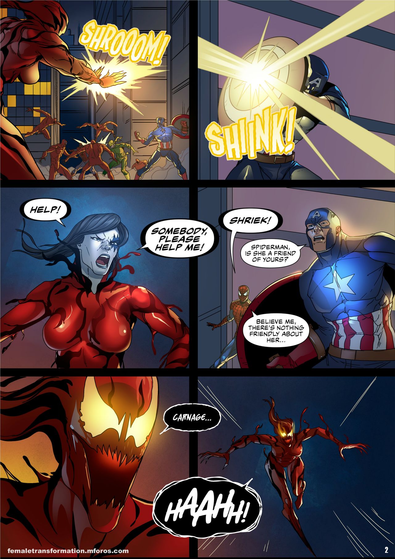 Symbiote Queen 1-2 page 4 full