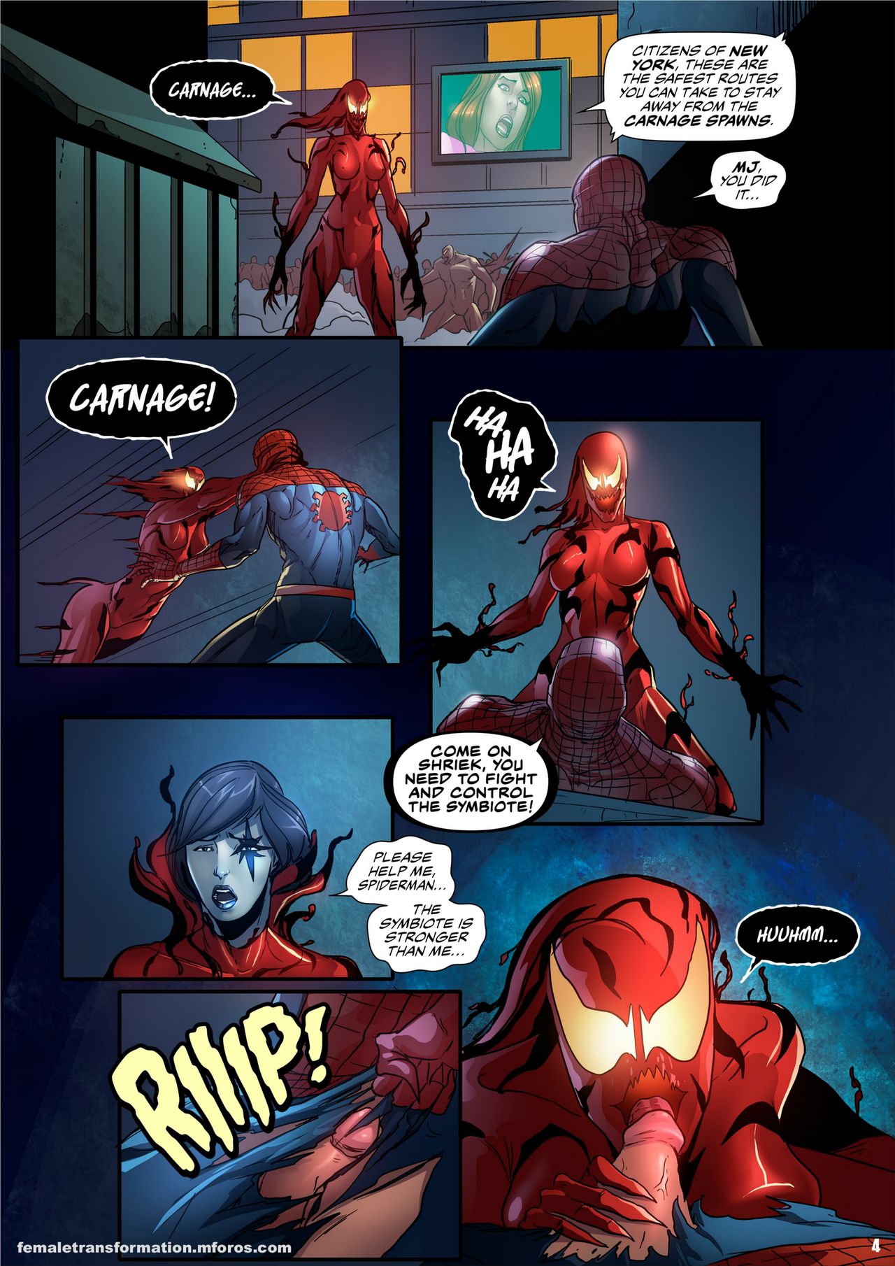Symbiote Queen 1-2 page 6 full