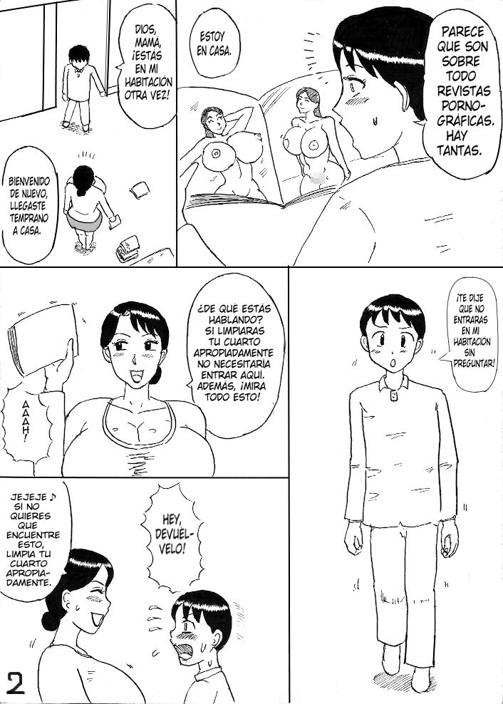 Bakunyuu Mama Manga | Las Grandes Tetas de Mamá El Comic page 2 full