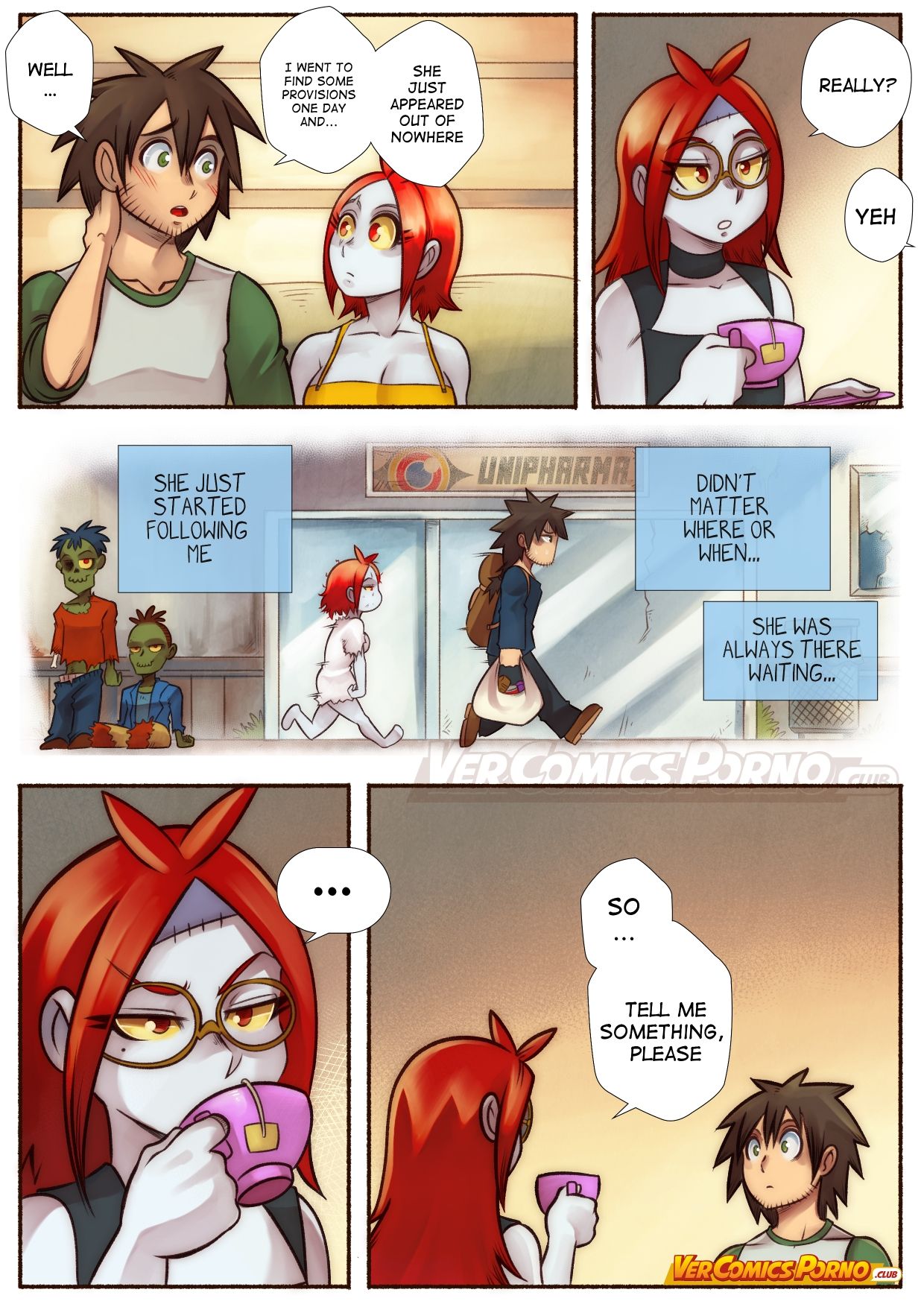 Cherry Road Part 5: Chatting With A Zombie page 9 full
