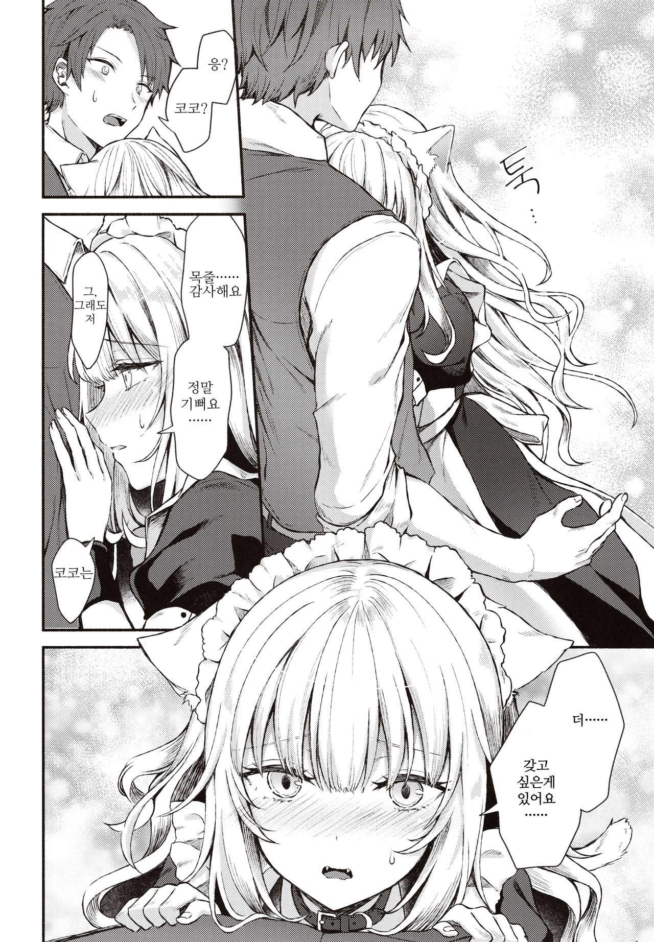 Moto Dorei no Nekomimi Maid to Shiawase Ecchi Suru Hon | 전 노예의 네코미미 메이드와 행복한 엣찌하는 책 page 9 full