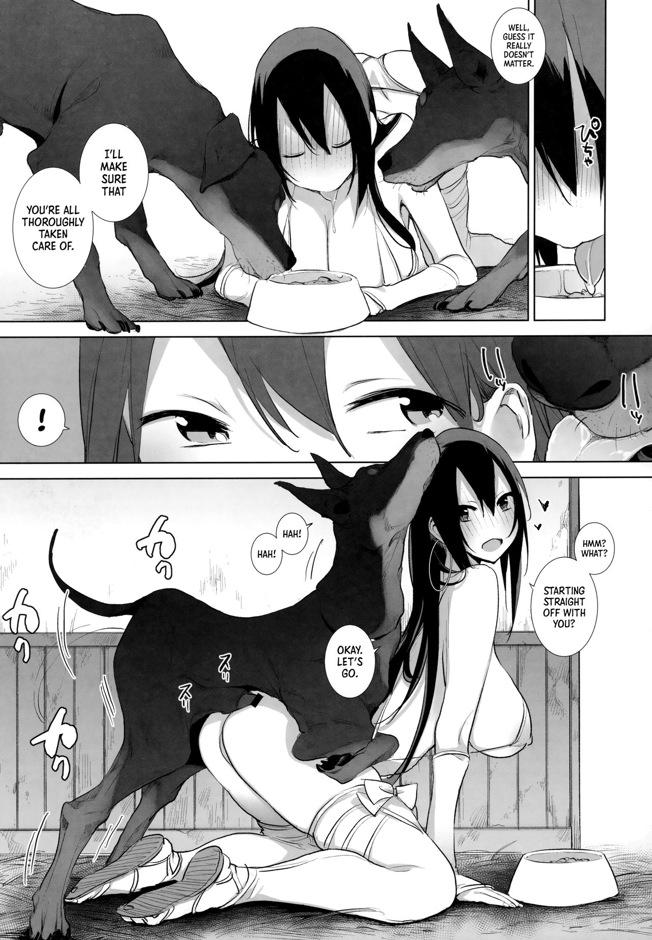 Sanzou-chan to Uma to Inu to Buta | Sanzang-chan with a Horse, a Dog, and a Pig page 4 full