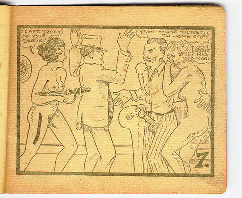 John Dillinger in "A Hasty Exit" page 8 full