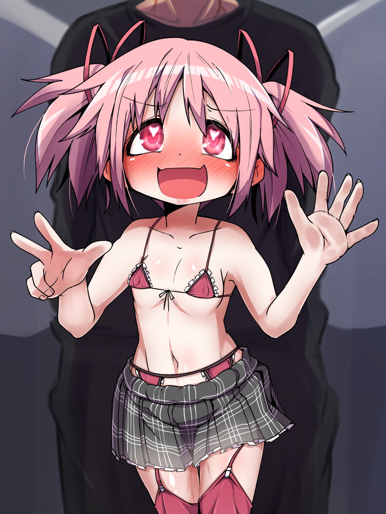 3-eki Taeretara Nandemo Iu Koto Kiite Agechau noni Ichido mo Maketa Koto ga Naku Otona o Namekusatteru Mesugaki Kaname Madoka page 6 full