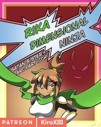 Rika - dimensional ninja. SatanSister Arc Icchi cover