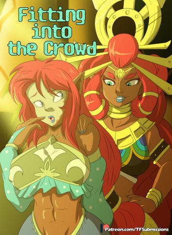 TFSubmissions -  Fitting in to the Crowd - LoZ BotW transformation gender/bender comic cover