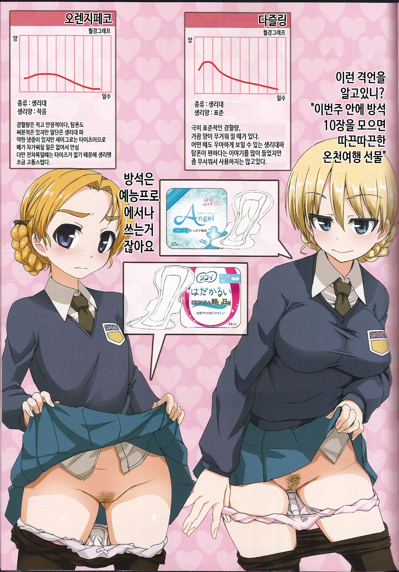 Senshadou Joshi Seiri Youhin Nukiuchi Kensa Goudou Zenkoku Taikai Hen | 전차도 소녀 생리용품 불시검사 합동 전국대회편 page 8 full