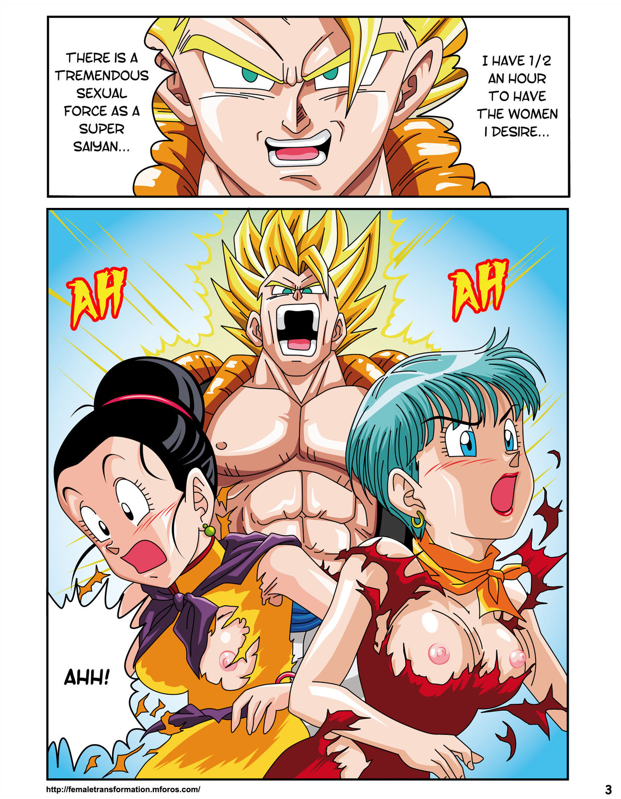 Dragon Ball H: Sex Sayan! page 4 full