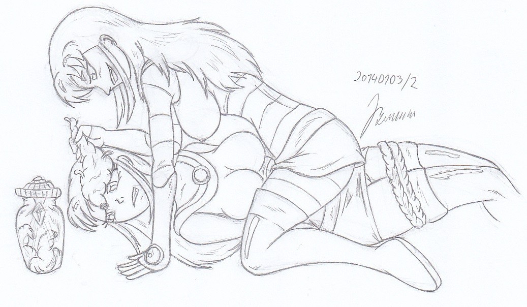 Blackfire_Teen Titans_Sketches work_1 page 5 full