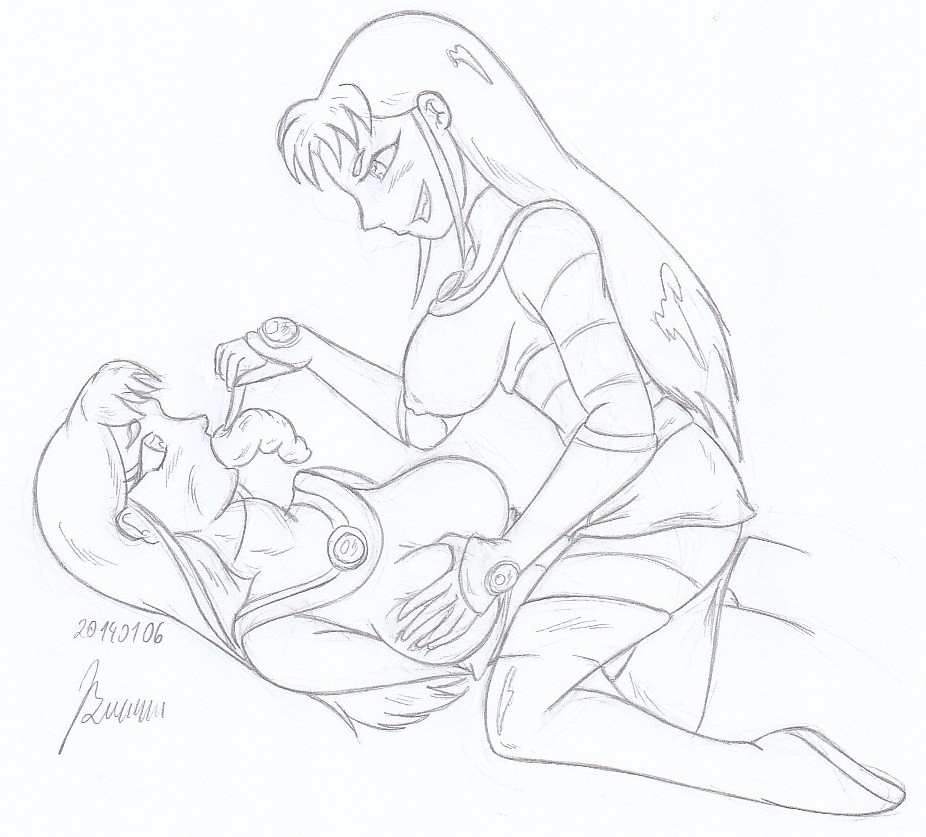Blackfire_Teen Titans_Sketches work_1 page 9 full