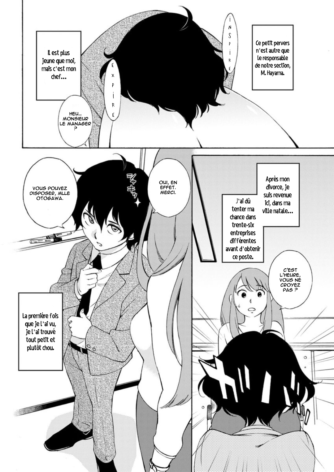 Otogawa-san to Hasamare Kachou | Mlle Otogawa et le manager entre ses cuisses page 2 full