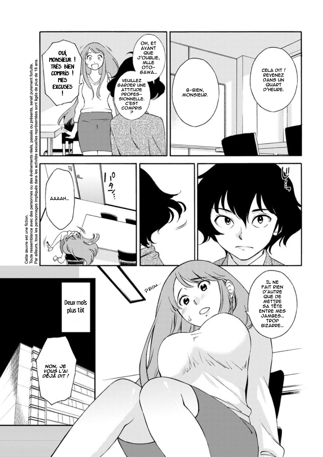 Otogawa-san to Hasamare Kachou | Mlle Otogawa et le manager entre ses cuisses page 3 full