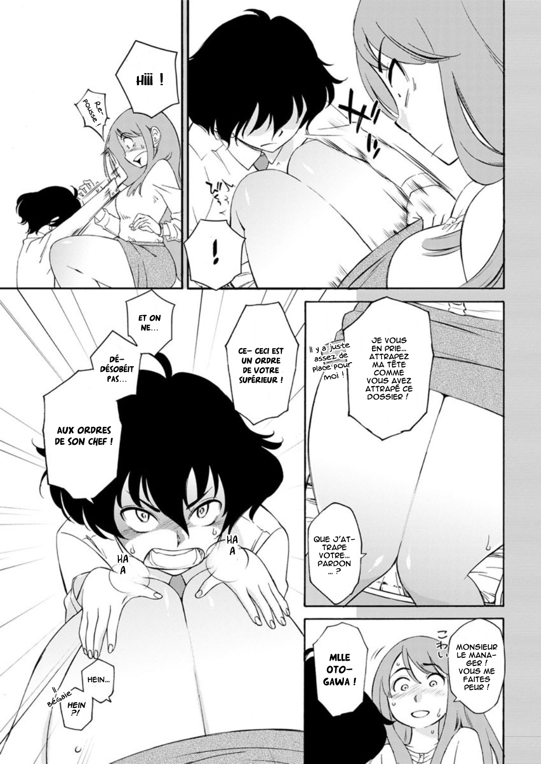 Otogawa-san to Hasamare Kachou | Mlle Otogawa et le manager entre ses cuisses page 5 full