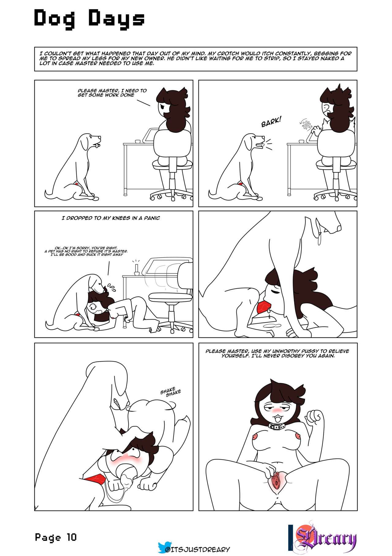 Dog Days comic + Double Dog Dare page 10 full