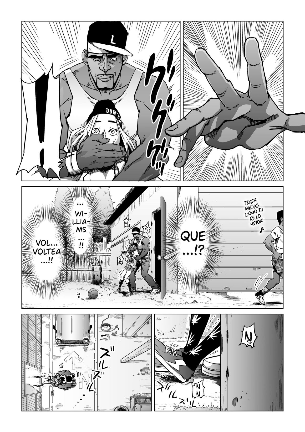 Gori Macho Oootoko ga Irojiro Kinpatsu o Kankin Kousoku Rape page 5 full