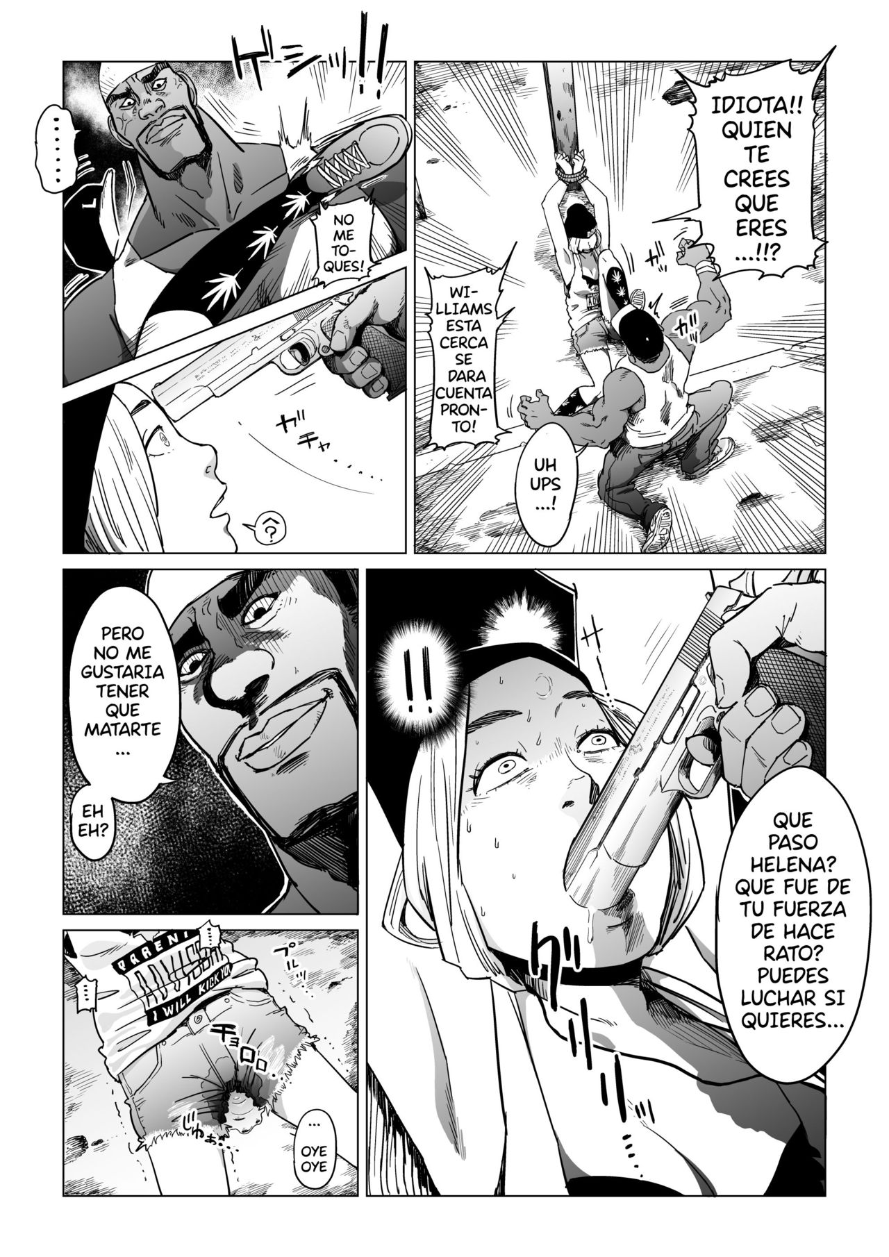Gori Macho Oootoko ga Irojiro Kinpatsu o Kankin Kousoku Rape page 8 full