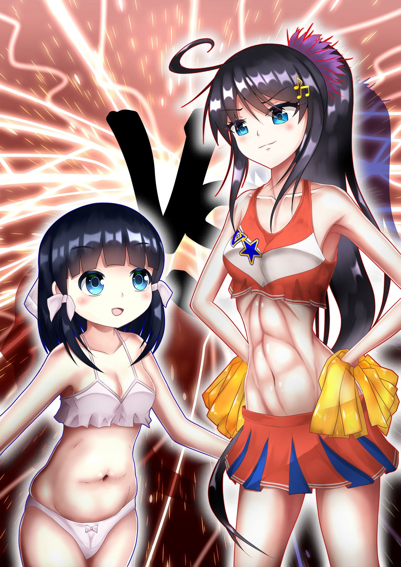 Kitaeageta Cheer Girl ga Darashinai Karada no Lolikko ni Makeru hazu Nai...! page 10 full